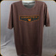 Vortex - Men's Shield T-Shirt - Brown Heather - Medium - 220-50-BRH-M