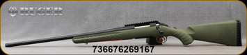 Ruger - 243Win - American Predator - LH -  Moss Green Composite Stock/Black Finish, 22"Threaded(5/8"-24)Barrel, Mfg# 26916