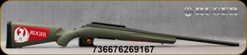 Ruger - 243Win - American Predator - LH -  Moss Green Composite Stock/Black Finish, 22"Threaded(5/8"-24)Barrel, Mfg# 26916
