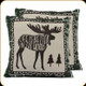 River's Edge - Moose - Tapestry Pillow - 18" - 2pk - 2604
