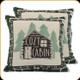 River's Edge - Cabin - Tapestry Pillow - 18" - 2pk - 2601