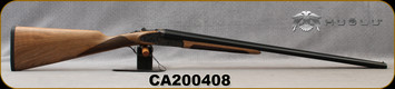 Huglu - 28Ga/3"/26" - 200AC Mini - SxS Single Trigger - Grade AA Turkish Walnut/Case Hardened Receiver w/Hand Engraving/Chrome-Lined  Barrels, 5pc. Mobile Choke, SKU# 8681715398273-2, S/N CA200408