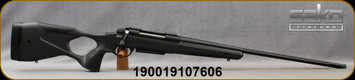 Sako - 6.5Creedmoor - Model S20 Hunter - Grey w/Black S20 Ergonomic Hunting Rifle Stock/Blackened Steel, CHF, 24"Fluted&Threaded(5/8-24)Barrel, 1:8"Twist, 5rd Detachable S20 Cartridge+ Magazine, Mfg# SJS6334A40A9S0
