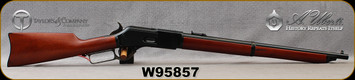 Taylor's & Co - Uberti - 45-60 - Model 1876 Carbine - Lever Action - Walnut Full Stock/Case Hardened Lever & Hammer/Blued Finish, 22"Round Barrel, Saddle Ring, Mfg# 550259, S/N W95857
