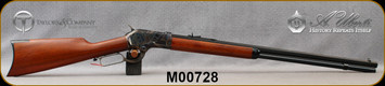 Taylor's & Co - Uberti - 44-40 - Model 1883 Burgess Rifle - Lever Action Rifle - Select Grade Walnut Stock/Case Hardened Frame/Blued, 25.5"Octagonal Barrel, Mfg# 550269, S/N M00728