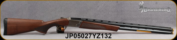Browning - 12Ga/3"/28" - Cynergy CX Feather - Over/Under Shotgun - Walnut Stock/Silver Alloy Receiver/Blued Barrels, (3)Invector-Plus Midas Grade Extended Chokes(M/F/IC) Mfg# 018724304, S/N JP05027YZ132