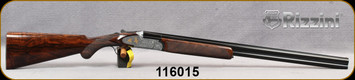 Rizzini - 20Ga/3"/28" - Artemis Deluxe - Boxlock O/U - Select Turkish Walnut Prince of Wales Stock w/Semi-Beavertail Forend/Scroll & Game Scene Engraved Nickel Receiver w/Sideplates/Blued Barrels, Single Selective Trigger, Auto Ejectors, S/N 116015