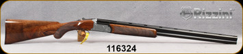 Rizzini - 12Ga/3"/29" - Aurum - Box-lock O/U - Select Turkish Walnut Prince of Wales stock w/rounded forend/Coin Finished Game-Scene Engraved Receiver/Blued, Vent-Rib Barrels, Auto Ejectors, Single Select Trigger, Mfg# 144413, S/N 116324