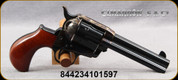 Cimarron - 44Spl - Thunderer - Cylinder Revolver - 1-Piece Walnut Smooth Grip/Case Hardened Frame/Blued, 4.75" Barrel, Mfg# CA343