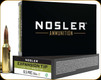 Nosler - 6.5 PRC - 120 Gr - Expansion Tip - Lead Free - 20ct - 40688