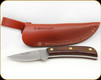 Grohmann Knives - #104 Flatgrind Mini Skinner - 2.5" Blade - Rosewood Handle - R104SF