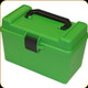 MTM - Case-Gard - Deluxe H-50 Series Ammo Box w/Handle - 7mm Rem Mag/300 Win Mag - 50rd - Green - H50-R-MAG-10