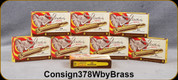 Consign - Weatherby - 378WbyMag - Elephant Series - New, Unprimed Brass - Lot of 8, 20ct boxes