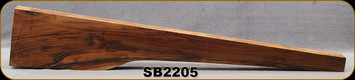 Stock Blank - 1pc - Mannlicher - Grade 3+ New Zealand Walnut - SB2205