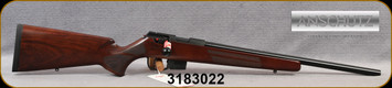 Anschutz - 22LR - 1761 D HB Classic - Bolt Action Rifle - Walnut Classic Stock/Blued, 20.25"Barrel, single-stage trigger, 5 round detachable magazine, Mfg# 014527, S/N 3183022