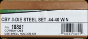 RCBS - 3 Die Steel Cowboy Set - 44-40 Win - 18851