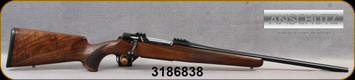 Anschutz - 9.3x62 - Model 1782 D Classic - Oil-Finish Walnut Classic Stock w/German fish scale Checkering/Blued, 22.8"Barrel, Black Anschutz Hard Case, Mfg# 015311, S/N 3186838