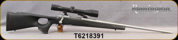 Used - Remington - 300WbyMag - Model 700 - Black Synthetic Thumbhole Stock/Stainless, 24"barrel, c/w Zeiss Claw Mount Diatal ZM 6x42 Scope, Reticle 4
