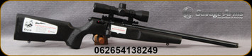 Savage - 22LR - Rascal Target Rifle - Black Synthetic Precision Stock/Matte Black, 16.125" Threaded Heavy Barrel, 4x32mm Scope, Bipod, Mfg# 13824