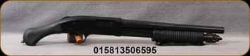 Mossberg - 12Ga/3"/14" - Model 590 Shockwave - Pump Action Shotgun - Black Raptor Birds Head Pistol Grip w/Corn-Cob Forend/Matte Blued, Heavy Walled Barrel, Cylinder Bore, 5+1 Round Capacity, Bead Front Sight, Mfg# 50659