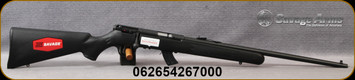 Savage - 22LR - Mark II  F - Bolt Action Rifle - Black Synthetic Stock/Blued, 21"Barrel, 10 Round Detachable Magazine, Mfg# 26700