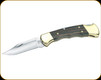 Buck Knives - Ranger - 3" Blade - 420HC Stainless Steel - Crelicam Ebony Wood w/Finger Grooves - 0112BRSFG-B/2539