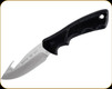 Buck Knives - BuckLite Max II Guthook (Large) - 4" Blade - 420HC Stainless Steel - Black Dynaflex Rubber Handle - 0685BKG-B/11768