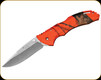 Buck Knives - Bantam BHW - 3 5/8" Blade - 420HC Stainless Steel - Mossy Oak Blaze Camo, Glass Reinforced Nylon Handle - 0286CMS9-B/3897