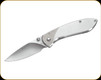 Buck Knives - Nobleman - 2 5/8" Blade - 420HC Stainless Steel - Brushed Stainless Steel Handle - 0327SSS-B/5834