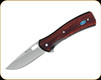 Buck Knives - Vantage Avid (Large) - 3 1/4" Blade - 420HC Stainless Steel - Injected Molded Nylon Handle w/CNC Contoured DymaLux Red Wood Inlay - 0346RWS-B/7837