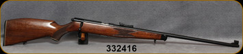 Consign - Krico - 22LR - Model 302 AL Deluxe - Checkered Walnut Monte Carlo Stock w/Ebony Forend Tip/Blued, 25"Barrel, Factory Adjustable Sights, Detachable Magazine - low rounds fired
