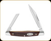 Buck Knives - Deuce - 2" Modified Clip, 1 3/8" Coping Blades - 420J2 Steel - Woodgrain Handle w/Nickel Silver Bolsters - 0375BRS-B/5722