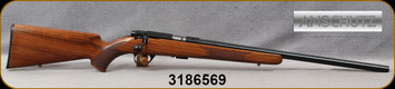 Anschutz - 22LR - 1710 HB Walnut Classic - Oiled Walnut Straight-Comb Classic Stock/Blued, 23"Heavy Barrel, 5109 two-stage trigger, Mfg# 013297, S/N 3186569