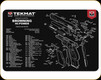 Tekmat - Gun Cleaning Mat - Browning Hi-Power - R17-BROWNING-HP