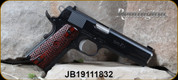 Consign - Remington - 45ACP - 1911 R1 Centennial Limited Edition Pistol - Walnut Grip/High Polish Blued Finish, 5"Barrel, (2)7 Rd magazines, Gold Bead Front sight, missing right grip medallion - only 14rds fired - in original case