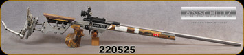 Consign - Anschutz - 22LR - 2213 Aluminum Stock w/Hook Butt/Stainless, 27"Lilja barrel, 1918 Trigger - in Black soft case - see description