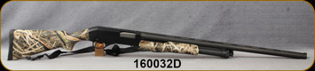 Consign - Stevens - 12Ga/3"/28" - Model 320 - Pump Action - Mossy Oak Shadow Grass Blades Synthetic Stock/Blued Vent-Rib Barrel, Removable Modified Choke, synthetic sling - In green Ducks Unlimited soft case