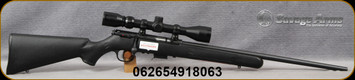 Savage - 22WMR - Model 93 FNSXP - Bolt Action Rimfire Rifle - Black Synthetic Stock/Matte Black, 21"Barrel, 5rd capacity, Weaver 3-9x40 Scope, Plex Reticle, Mfg# 91806