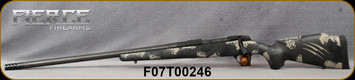 Fierce - 7mmRM  - CT Edge - LH - Bear Camo - Carbon Grey/Black/Tan w/Tan Claw/Graphite Black, 26"Carbon-Wrapped, Fierce C3 carbon barrel, Threaded, Titanium Muzzle Brake, S/N F07T00246