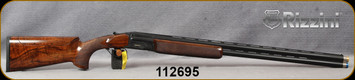 Rizzini - 12Ga/3"/30" - BR460 Competition - Select Turkish Walnut Sporting Stock w/Adjustable Comb/Boss-Style Receiver/Black Cerakote Finish, Single Select Trigger, Auto Ejectors, 5pc XL Bore Extended Chokes, S/N 112695