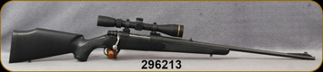 Consign - Husqvarna - 30-06Sprg - Model 1640 - Black Textured McMillan Monte Carlo Stock/Matte Black Cerakote, 24"Barrel, Pillar & Glass bedded - only 200rds fired - Talley Rings & Bases, Leupold VX Freedom, 3-9x40, CDS Reticle