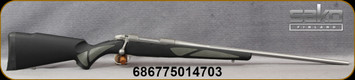 Sako - 300WSM - 85 SM Finnlight - Bolt Action Rifle - Reinforced Black polymer Soft Touch stock w/Grey pattern grip surfaces/Stainless, 24.3"Fluted Barrel, 4 round detachable magazine, Mfg# JRS2Q41/SBU71NL1A