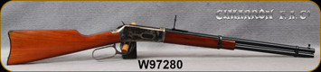 Cimarron - Uberti - 30-30Win - Model 1894 Carbine - Lever Action Rifle - Walnut stock/Color Case Hardened Frame & Lever/Blued Finish, 20"Round Barrel, 5 Round Capacity, Mfg# CA2905B01, S/N W97280