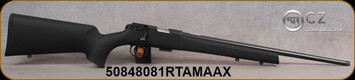 CZ - 22LR - Model 457 Synthetic - Bolt Action Rifle - Black Synthetic Stock/Blued, 20.7"Threaded(1/2x20) Barrel, 5round detachable magazine, Mfg# 5084-8081-RTAMAAX