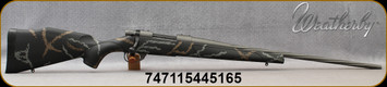 Weatherby - 300Win - Vanguard MeatEater Edition - Grey&Brown Accent Black Synthetic Stock/Graphite Black Cerakote fluted bolt/Tungsten Cerakote finish, 26"Spiral Fluted, #2Contour,Threaded(1/2x28)Barrel, 3rd Hinged Floorplate, Mfg# VMA300NR6T