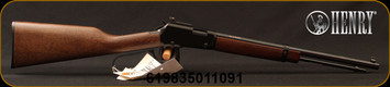 Henry - 22Mag - Small Game Carbine - Lever Action Rifle Rimfire - Walnut Stock/Blued Finish, 16.25"Barrel, 7 Round Capacity, Adjustable Peep Sight, Mfg# H001TMLP, STOCK IMAGE