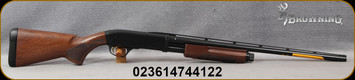 Browning - 20Ga/3"/24" - BPS Field Micro Midas - Pump Action Shotgun - Black Walnut Stock/Matte Blued Barrel, 5/16"Floating rib, F,M,IC Choke Tubes, Mfg# 012292606, STOCK IMAGE