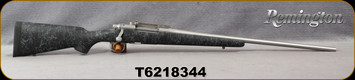 Consign - Remington - 300WM - Model 700 Stainless, Black w/Grey Web Bell&Carlson Medalist Stock/Stainless, 24"barrel, Burris one-piece base, (2)magazines, Timney Trigger