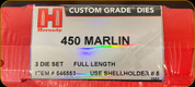 Hornady - Full Length Dies - 450 Marlin - 3-Die Set - 546553