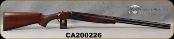Huglu - 410Ga/3"/26" - 103DE Mini - O/U w/Ejectors - Grade AA Turkish Walnut Stock w/Schnabel Forend/Case Coloured, Hand-Engraved Receiver/Chrome-Lined, Vent-Rib Barrels, F/M choke, SKU# 8682109403948, S/N CA200226